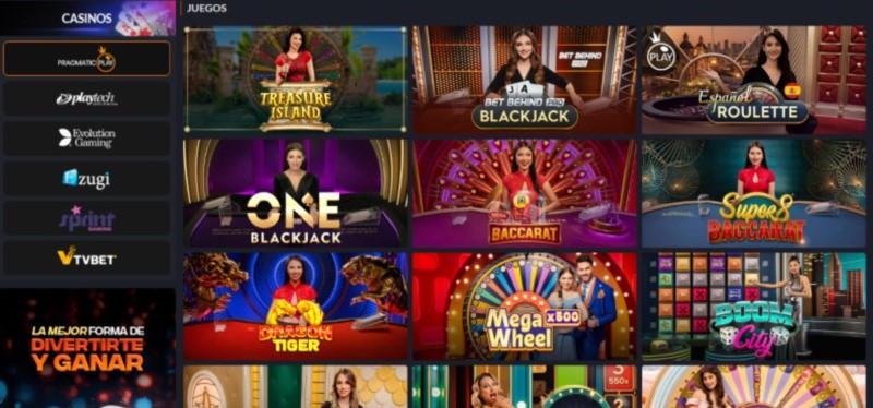Casino en vivo Juega en línea